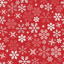 Seamless Christmas Snowflakes Background
