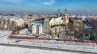 Skalka church and monastery in Krakow, Poland