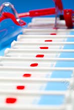 Application of biological preparation on the slide