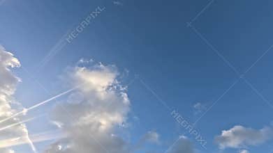 Clouds form when warm air rises and water or ice accumulates