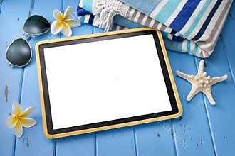 Tablet Computer Travel Online Agent