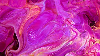 Timeless Abstract Color Paint Pattern Moving Creature Chaos Background