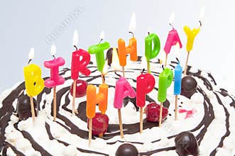 Happy birthday candles
