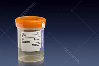 Urine Sample Plastic Jar for Medical Laboratory Testing