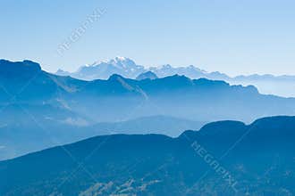 Alps and Mont Blanc (Monte Bianco)
