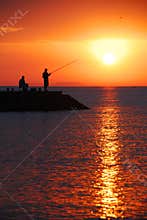 Sunrise fishing