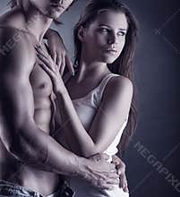 Passionate couple