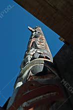 West Coast Indian Totem, Vancouver BC Canada