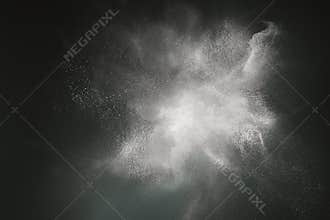 Abstract dust cloud design
