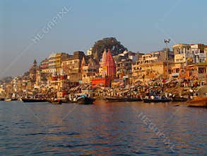 The ganges at Varanasi