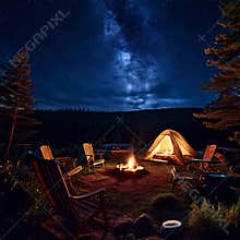 labor day camping and stargazing spend the night camping uner t