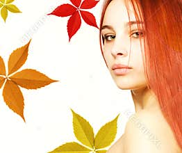 Girl with a red hair