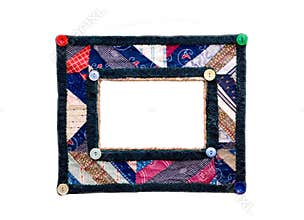 Colorful picture frame/quilt
