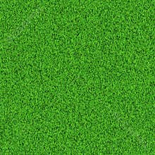 Green grass field background top view for soccer, golf, baseball, football. Realistic summer fresh lawn carpet. Green