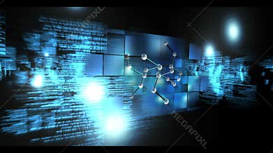 Animated video montage with DNA