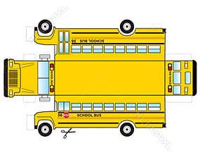 School Bus Cutout