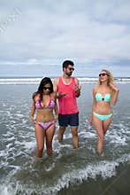 Young Adults at the Beach