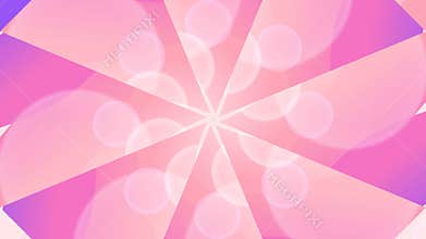 Abstract floral pattern with colorful petals and starburst design