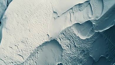 Abstract frozen surface texture creating icy patterns