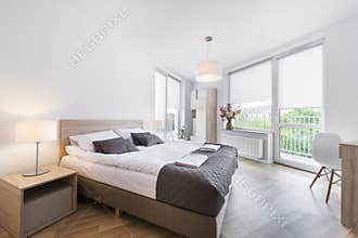 Modern and comfortable bedroom interior design