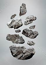 Floating/Falling Rocks