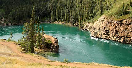 Miles Canyon, Whitehorse, Yukon, Canada