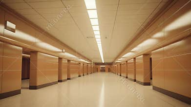Empty modern hallway in a business building