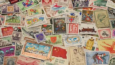Collection of Worldwide Postage Stamps
