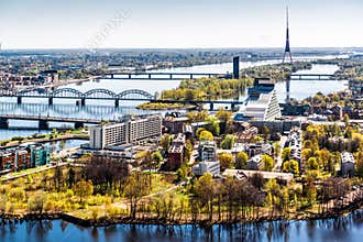 Riga city. Latvia