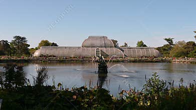 The Palm House at Kew Gardens, London, UK.