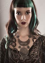 Dark, Dramatic Goth Girl