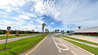 Everglades City Florida driving stock footage 2025