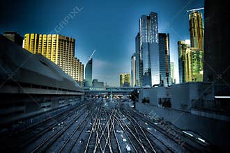 Toronto Railway Yard Union Station