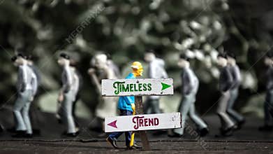 Signposts the direct way to Timeless versus Trend