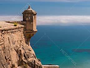 Santa Barbara Castle in Alicante, Spain