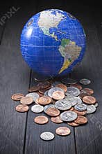 Money Coins Global Business