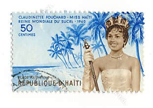 Miss Haiti 1960 stamp
