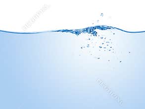 Water splash.