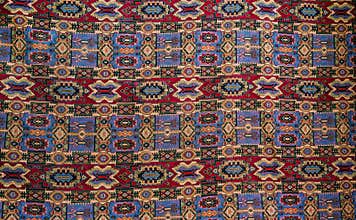 A beautiful and colorful handmade Persian rug