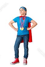 Child acting as champion