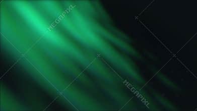 spectral ribbons glide smoothly above darkened horizon with shimmering cosmic light