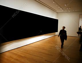 Big blank panel exposition