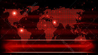 Abstract earth map background for news