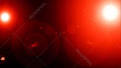 Lens flare light flash back