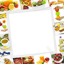 Collection of healthy food photos