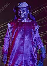 People celebrating Indian Hindu Cultural festival.