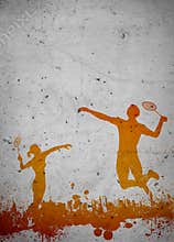 Badminton background