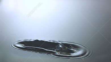 Lit match falling in water