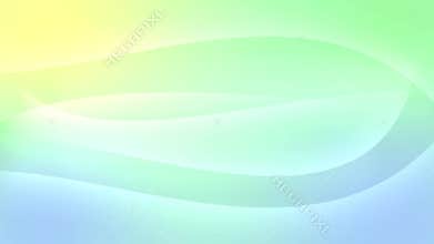 Azure background with moving curved lines