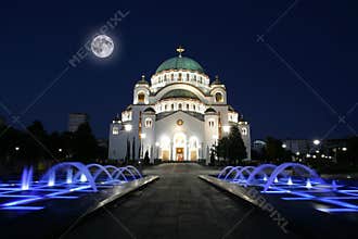 Cathedral of Saint Sava in Belgrade, Serbia